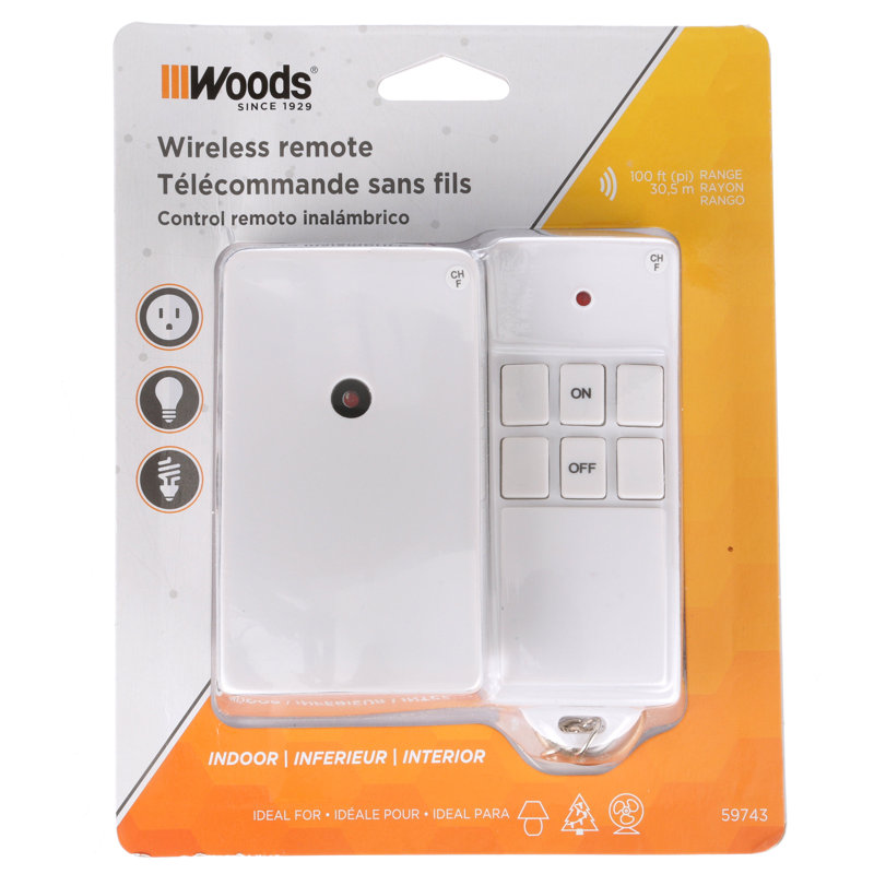 Woods Wireless Remote Control Outlets & Reviews Wayfair
